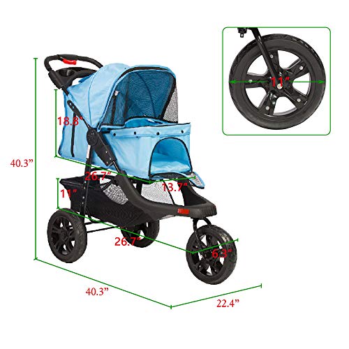 extra large pet stroller