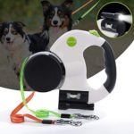 Nunbell Double Retractable Dog Leash, Dual Dog Leash, 2 Dog Leash