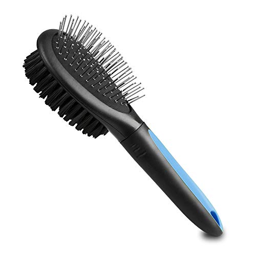 BV Dog Brush and Cat Brush, Pet Grooming Comb, 2 Sided Bristle and Pin