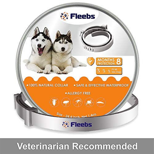 Dog Flea and Tick Collar - Flea and Tick Prevention for Dogs Easily Adjustable