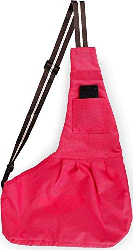 LXDART Pet Carrier Sling for Dogs Adjustable Padded Strap Tote Bag Breathable