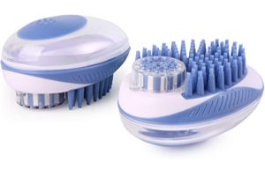 LuxPal 2 in 1 Cat and Dog Bath Brush Scrubber Shampoo Dispenser for Pet