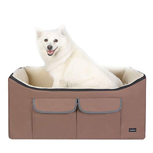 Petswow Pet Booster Seat For Medium Large Dogs Lookout Dog Car Safety Best Petsep Com - Petsfit Dog Car Booster Seat For Medium To Large Dogs