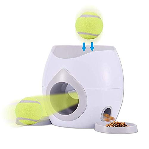 Forart Pet Interactive Toy Game Tennis Ball Throwing Fetch Machine