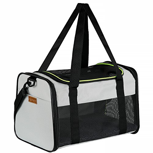 Akinerri Airline Approved Pet Carriers,Soft Sided Collapsible Pet Travel Carrier
