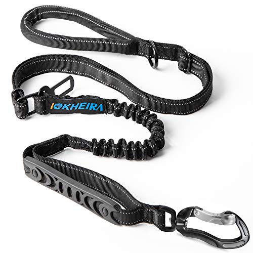 IOKHEIRA Dog Leash, 4-in-1 Multifunctional Dog Leashes for Medium & Large Dogs