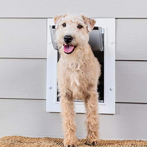 PetSafe New Wall Entry Dog and Cat Door - Pet Door with Telescoping Tunnel