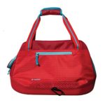 Kurgo Dog Travel Carrier | Soft Sided Pet Carrier Bag | Duffle Bag Carrier for Dogs | Water-Resistant | Airline Compliant | Wander, Metro, Explorer Carriers | for Small Pets (Barn Red/Coastal Blue)