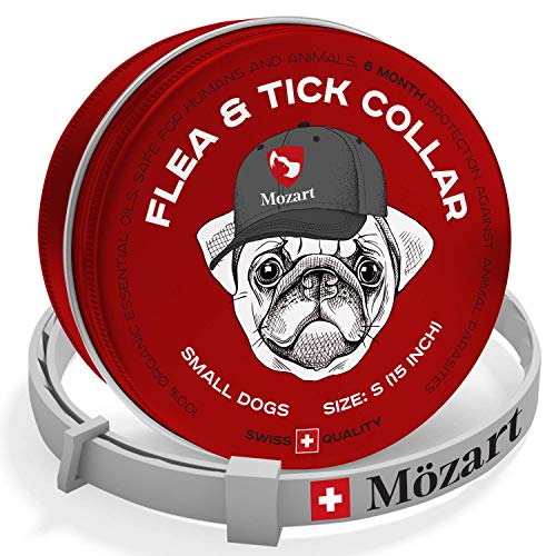 Mozart Schobkind Flea and Tick Prevention for Dogs - Hypoallergenic Dog Collar