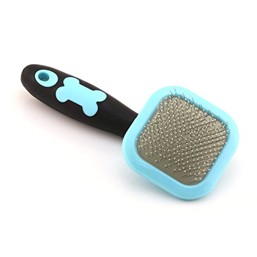 PETPAWJOY Slicker Brush, Dog Brush Gently Cleaning Pin Brush