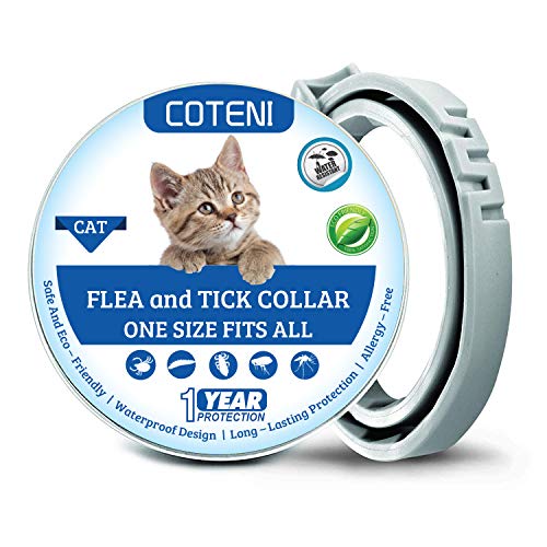 COTENI Flea and Tick Collar for Cat - 12 Months Protection from Fleas and Ticks