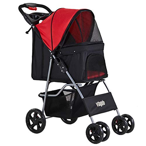 VIAGDO Dog Stroller, Pet Strollers for Small Medium Dogs & Cats