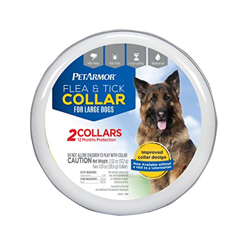 PetArmor Flea & Tick Collar for Large Dogs, Flea and Tick Prevention