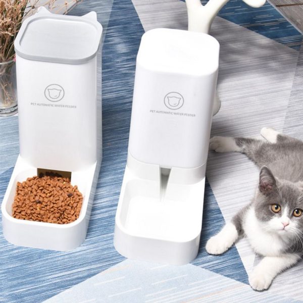 Automatic Feeder Safety Water Drinker Food Dispenser