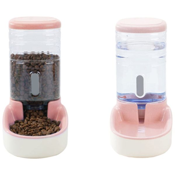 3.8L Pet Dogs Feeder Automatic Pet Feeder Large Capacity Water Dispenser