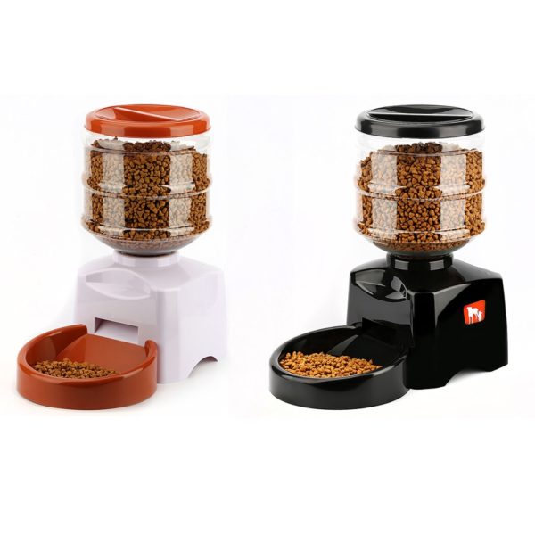5.5L Programmed Automatic Pet Feeder Voice Message Recording and Display