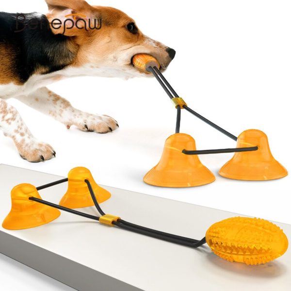 Benepaw Durable Self-Playing Dog Chew Toys Safe Rubber