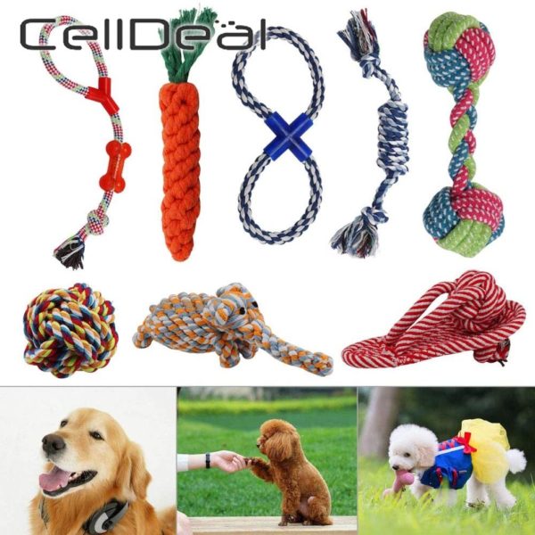Dogs Chew Toy Dog Bite Rope Molar Teeth Resistance