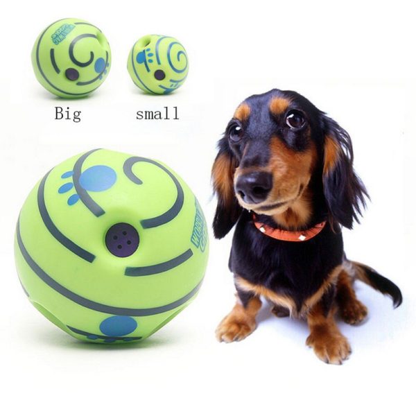 Interactive Vocal Ball Squeaking Sounding Dog