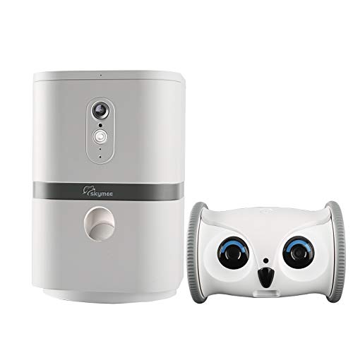 SKYMEE Pet Camera: Owl Robot & Petalk AI II 1080 FHD