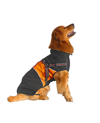 ASMPET Dog Coat for Hunting, Reflective Waterproof Dog Jacket