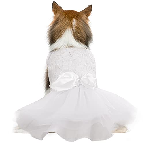 Small Medium Girl Dog Dress Tutu Skirt