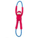 Monkey RopeTugz, Squeaky and Plush Rope Tug Dog Toy