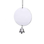 Hypeety Pet Bird Mirror Toy Swing Mirror with Bells