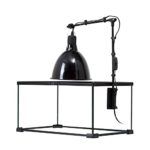 Oiibo Reptile Lamp Holder Bracket Adjustable Hanging Lamp