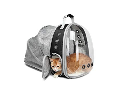 Pet Expandable Backpack Carrier for Dogs Cats