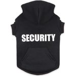 Dog Hoodie Security Dog Sweater Soft Brushed