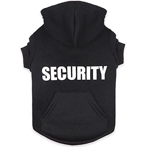 Dog Hoodie Security Dog Sweater Soft Brushed