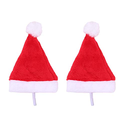 Christmas Santa Hats Plush Pet Red Hat