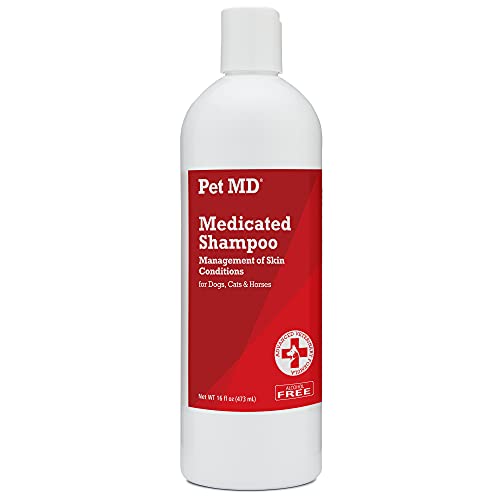 Pet MD - Medicated Shampoo for Dogs, Cats and Horses