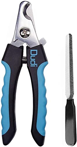 Dudi Dog Nail Clippers and Trimmer - with Quick Safety Guard
