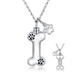 Sterling Silver Dog Bone Urn Necklace