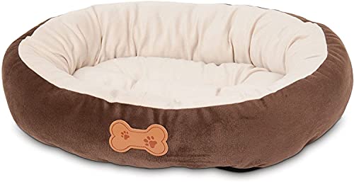 Pet Oval Cuddler Pet Bed for Small Breeds