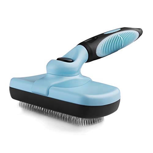 Pets First SELF CLEANING SLICKER BRUSH for PETS DOGS & CATS