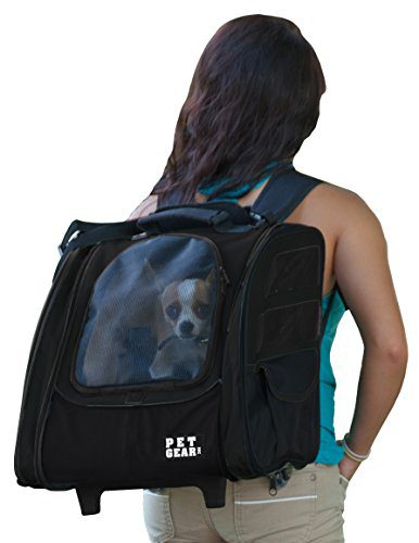 Pet Roller Backpack Mesh Ventilation
