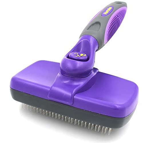 HERTZKO Self-Cleaning Slicker Brush for Dogs and Cats