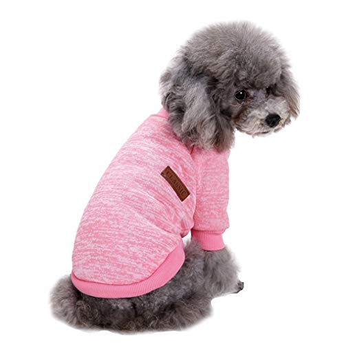 Dog Sweater Soft Thickening Warm Pup Dogs Shirt