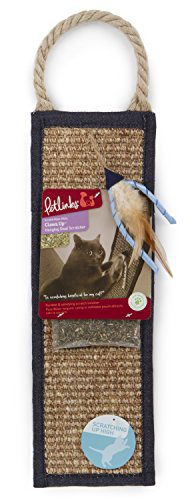 Petlinks Claws Up Hanging Cat Scratcher Denim