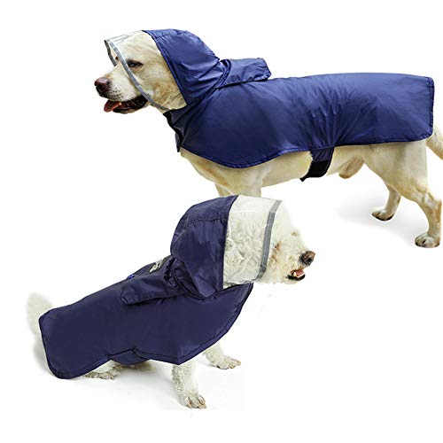 Small to Large Lightweight Dog Rain Jacket
