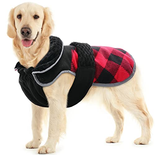 Small Medium Large Breeds Fleece Dog Winter Jacket