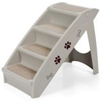 4 Step Plastic Pet Stairs for Dogs and Cats