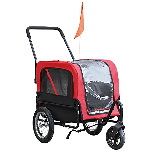 Pet Stroller Cart Bicycle Wagon Cargo Carrier Attachment