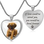 Farfume Personalized Pet Urn Necklace for Dog