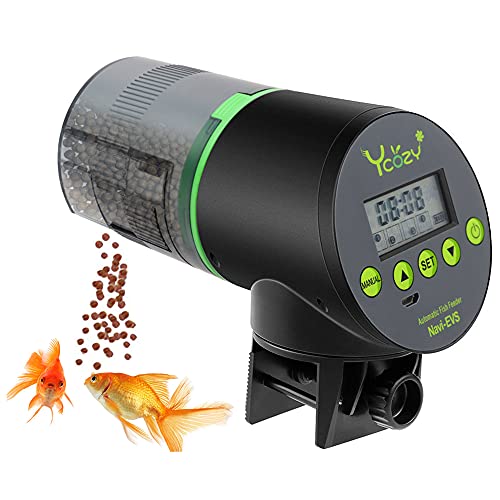 Ycozy Automatic Fish Feeder Rechargeable with USB Cable