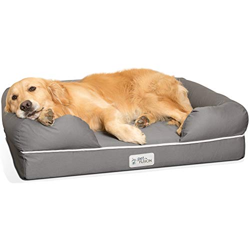 PetFusion Ultimate Dog Bed, Orthopedic Memory Foam