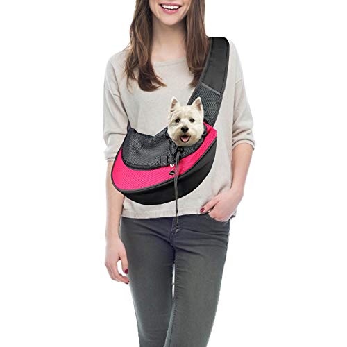 PatiencET Pet Dog Sling Carrier Breathable Mesh